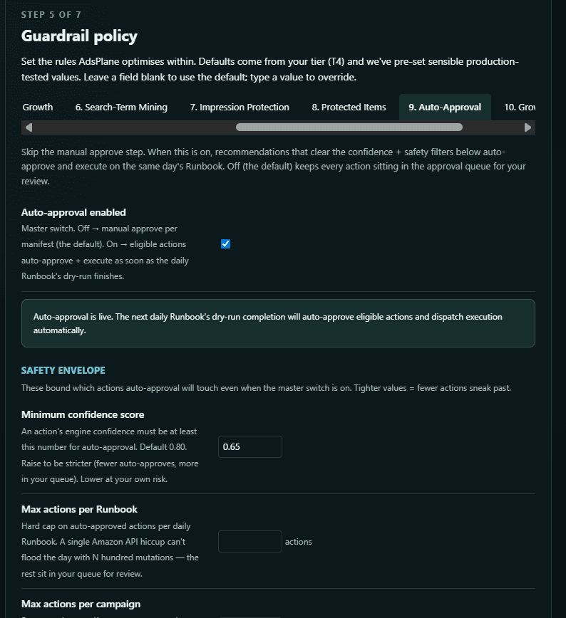 AdsPlane — Auto-Approval & AI narration
